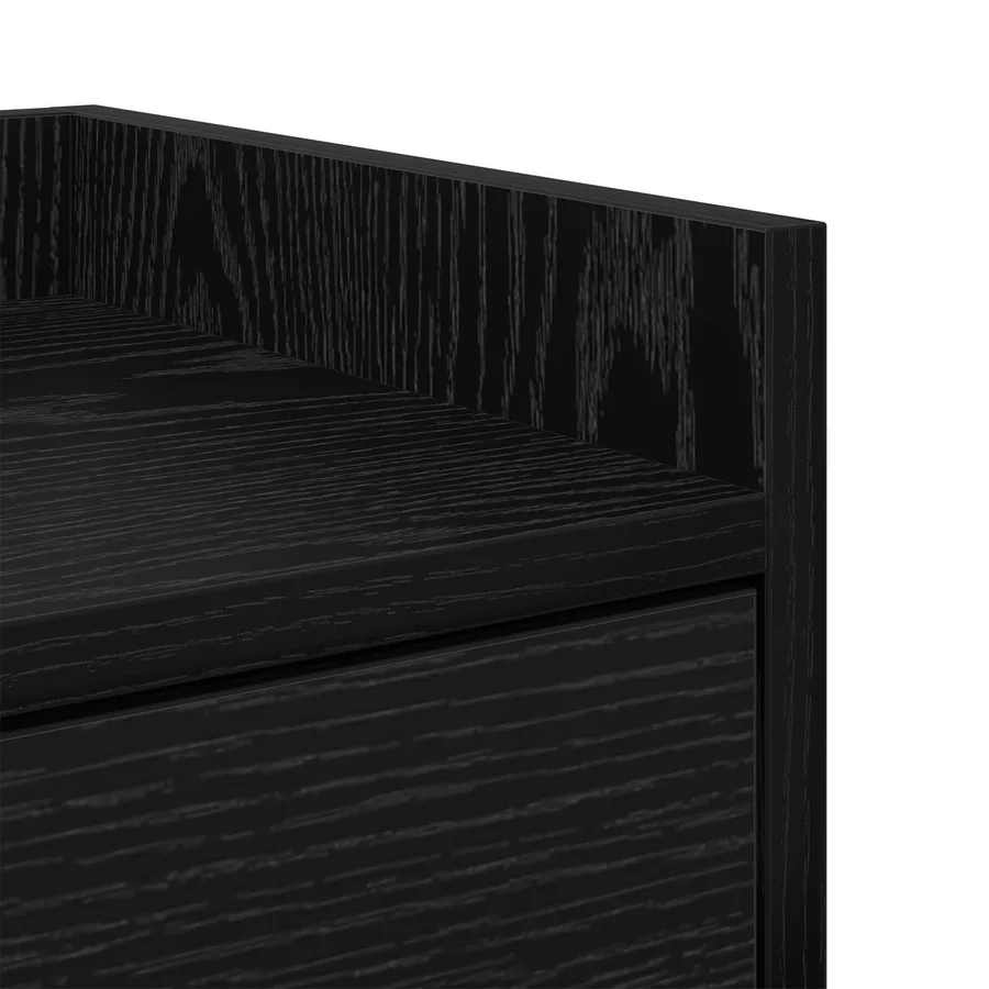 Table de chevet avec tiroir 2 pcs Chêne noir 40 x 29 x 60 cm - 10