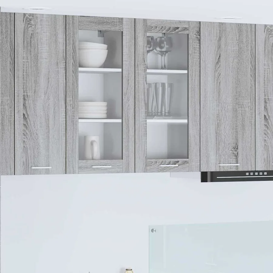 Armoire suspendue Gris Sonoma 40 x 31 x 80 cm Bois d'ingénierie