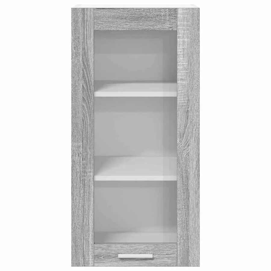 Armoire suspendue Gris Sonoma 40 x 31 x 80 cm Bois d'ingénierie - 6
