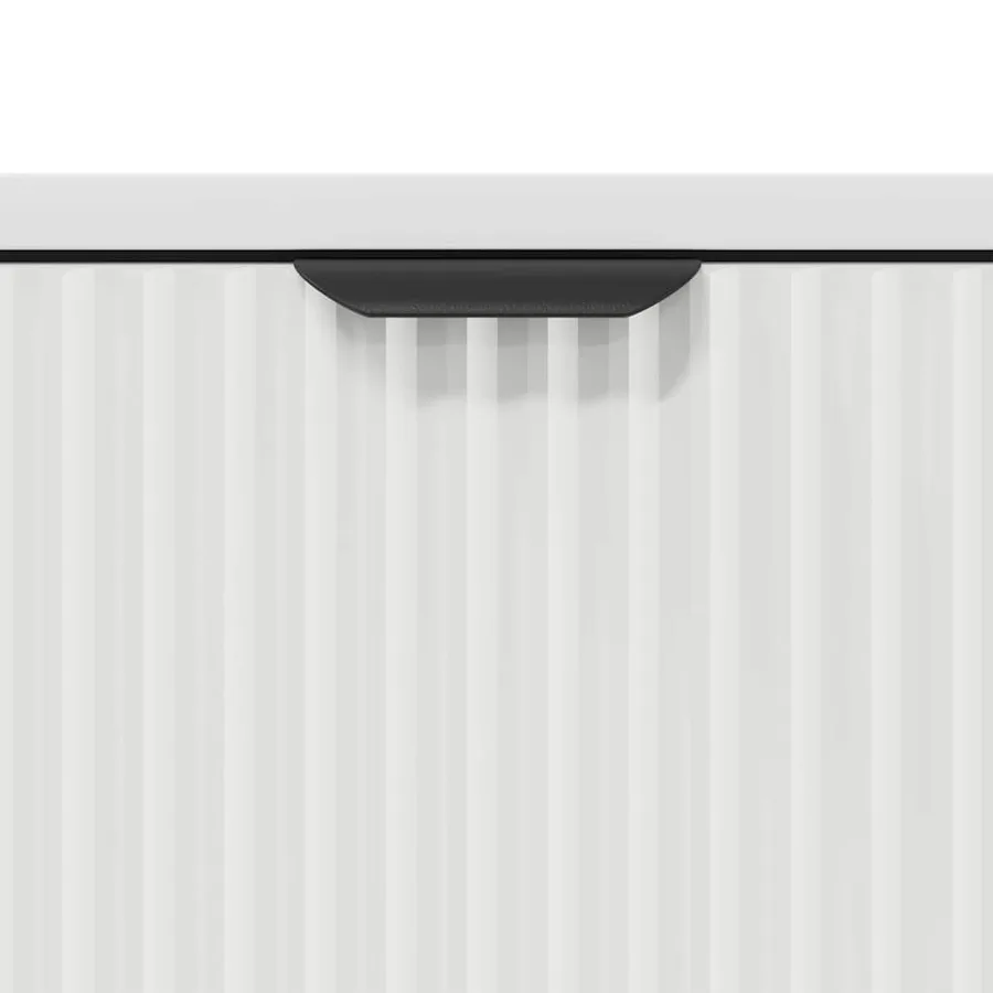 Buffet avec tiroir Blanc 79,5 x 33 x 82 cm Bois d'ingénierie - 9