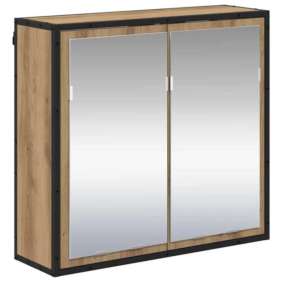Étagère Murale Chêne artisanal 65 x 20 x 60 cm - 2