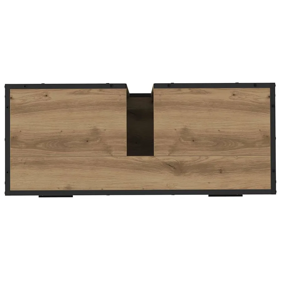 Ensemble de mobilier de salle de bain 2 pc Chêne artisanal - 8