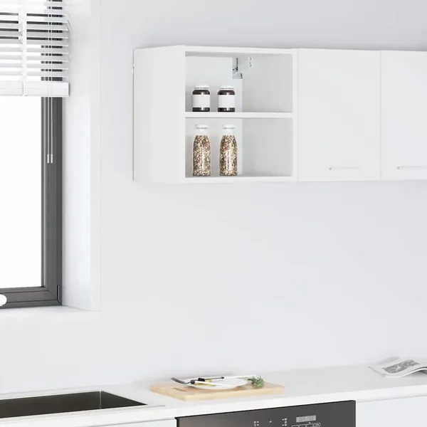 Armoire suspendue Blanc 40 x 29,5 x 40 cm Bois d'ingénierie