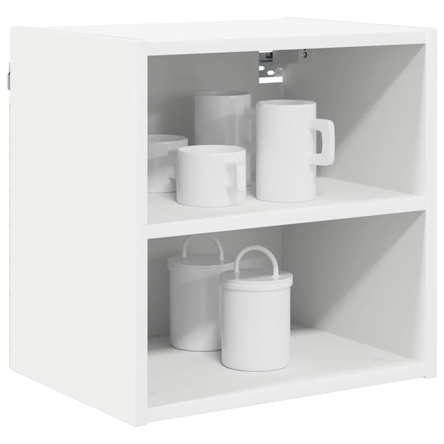 Armoire suspendue Blanc 40 x 29,5 x 40 cm Bois d'ingénierie - 3