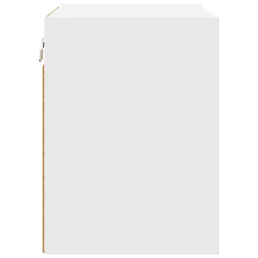 Armoire suspendue Blanc 40 x 29,5 x 40 cm Bois d'ingénierie - 6