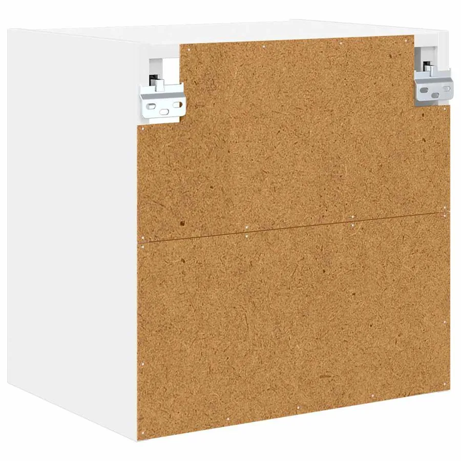 Armoire suspendue Blanc 40 x 29,5 x 40 cm Bois d'ingénierie - 7