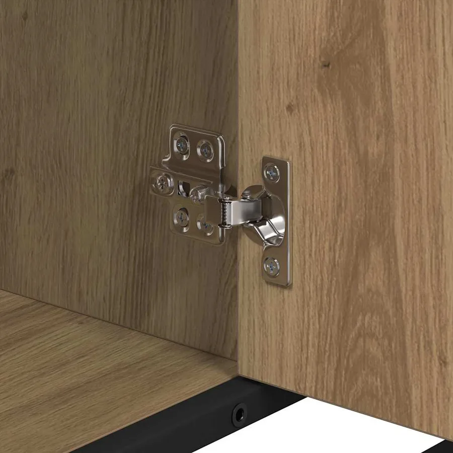 Ensemble de mobilier de salle de bain 3 pc Chêne artisanal - 11