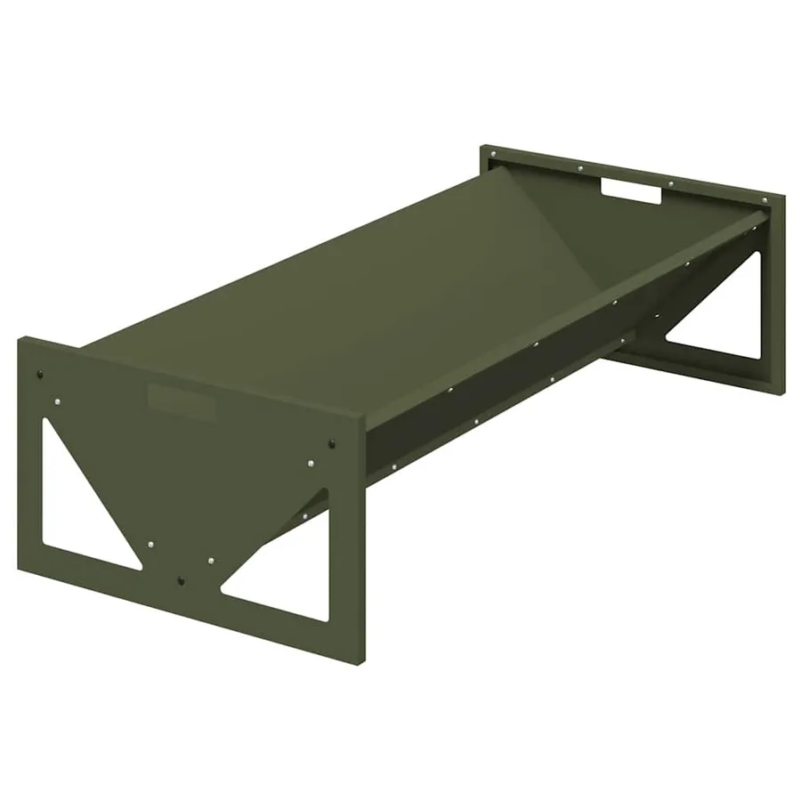 Trough d'alimentation pour le bétail Vert olive - 2