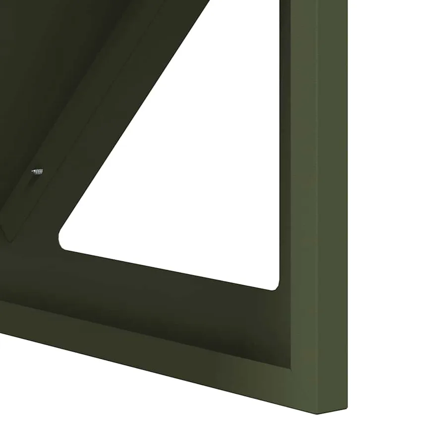 Trough d'alimentation pour le bétail Vert olive - 7