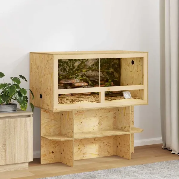 Base de Terrarium Marron 100 x 50 x 50 cm OSB