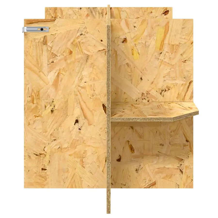 Base de Terrarium Marron 100 x 50 x 50 cm OSB - 6