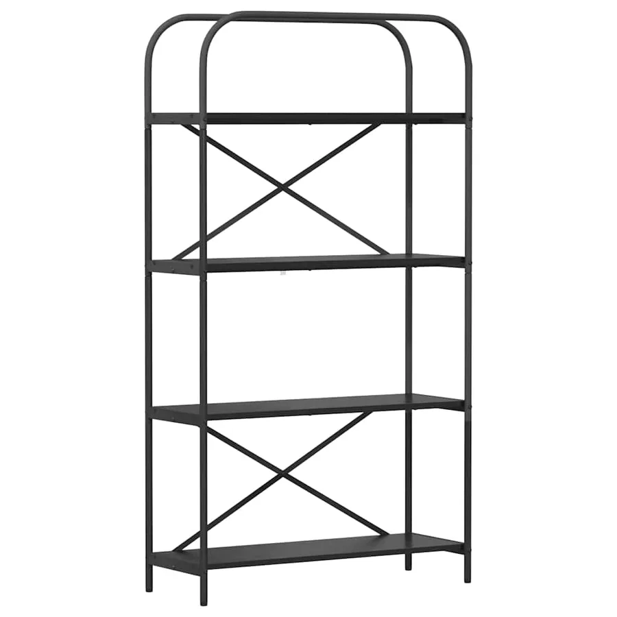 Étagère Chêne noir 80 x 30 x 146 cm Bois d'ingénierie - 2