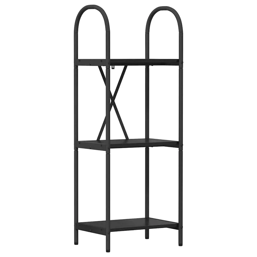 Étagère Chêne noir 40 x 30 x 109 cm Bois d'ingénierie - 2