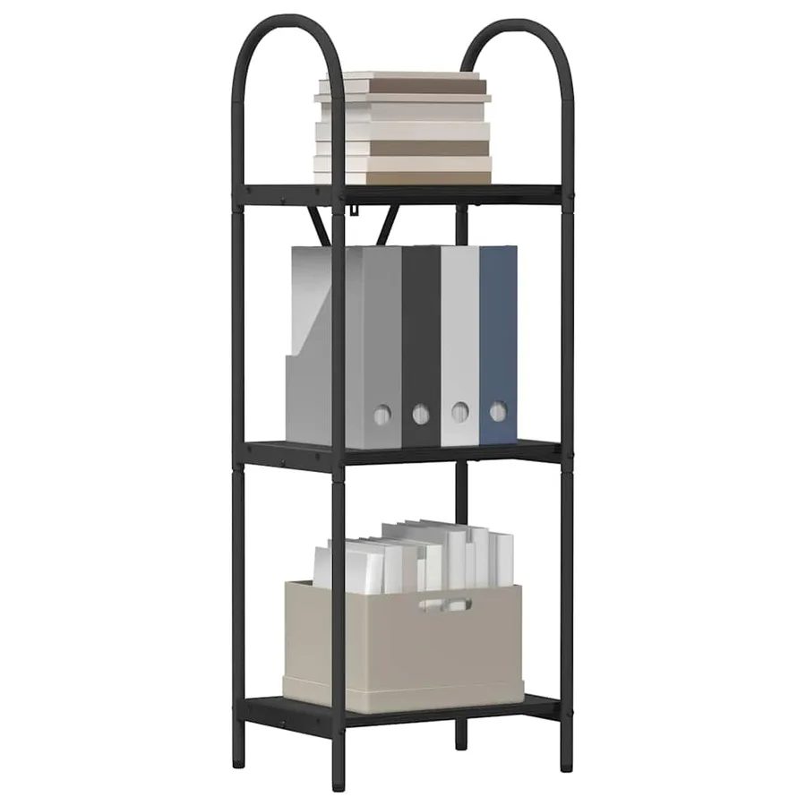 Étagère Chêne noir 40 x 30 x 109 cm Bois d'ingénierie - 3