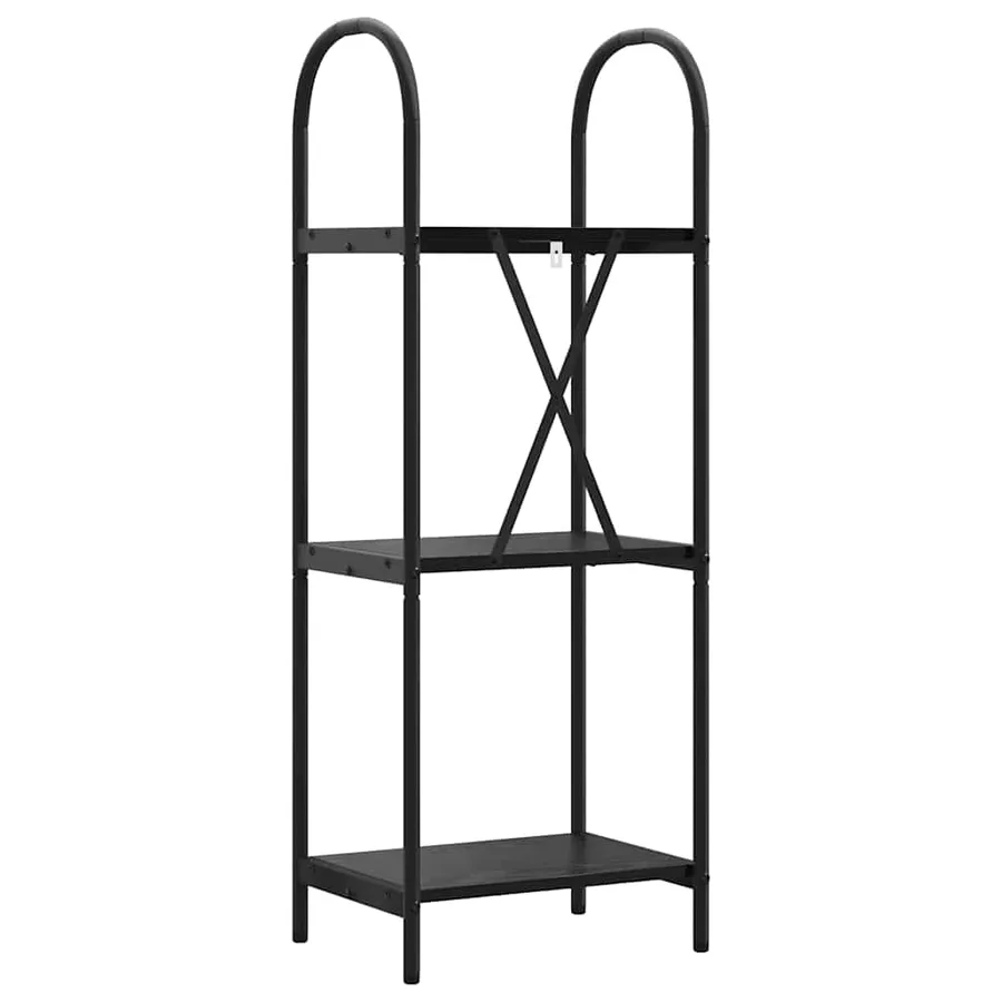 Étagère Chêne noir 40 x 30 x 109 cm Bois d'ingénierie - 7