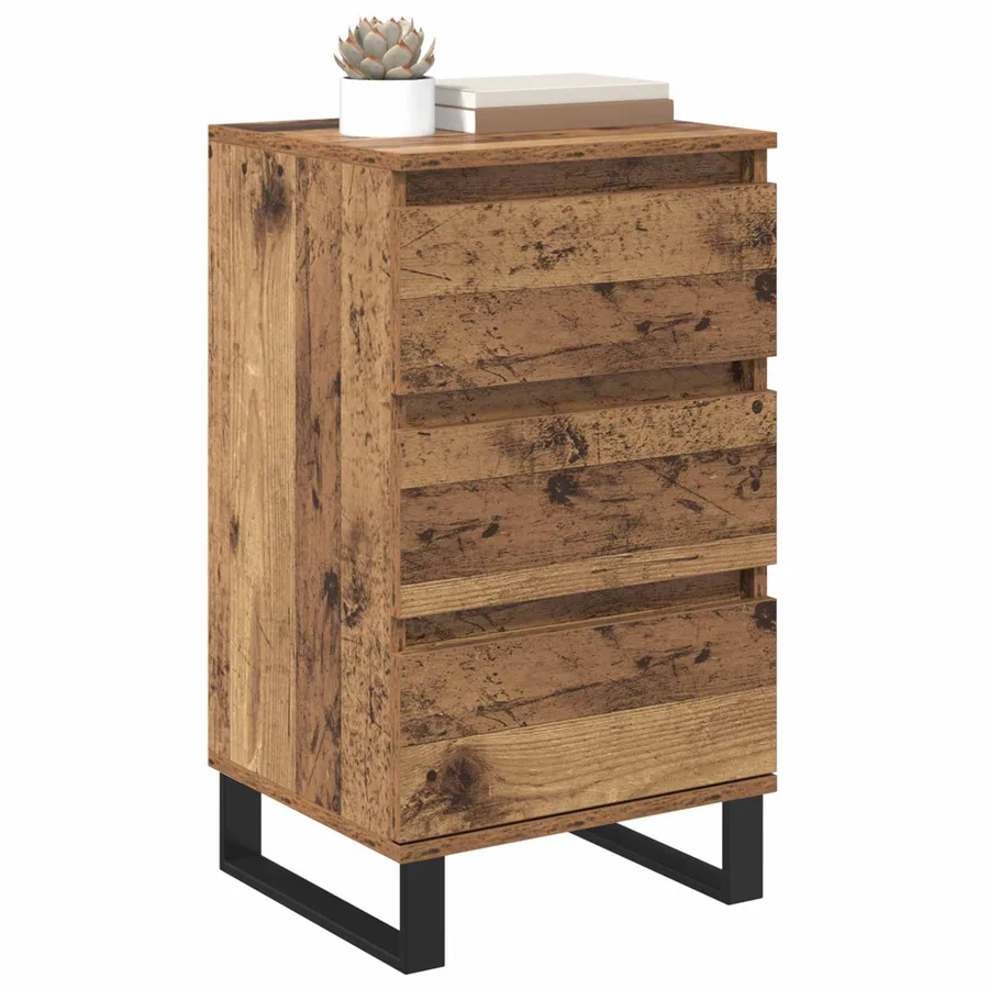 Buffet avec tiroir Bois ancien Bois d'ingénierie - 3