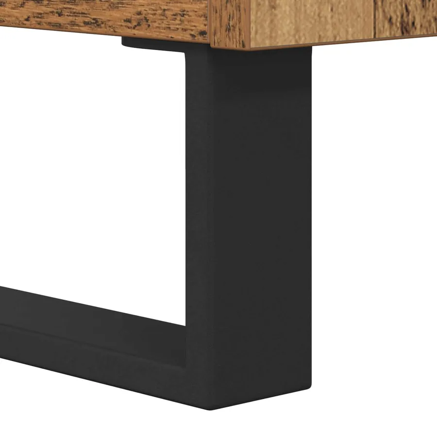 Buffet avec tiroir Bois ancien Bois d'ingénierie - 8