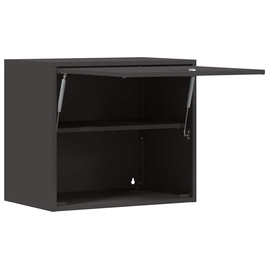 Armoire murale pour garage Noir 60 x 40 x 53 cm - 5