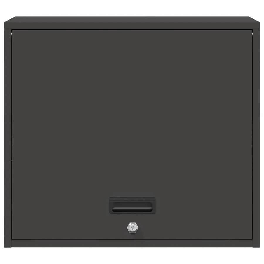 Armoire murale pour garage Noir 60 x 40 x 53 cm - 6