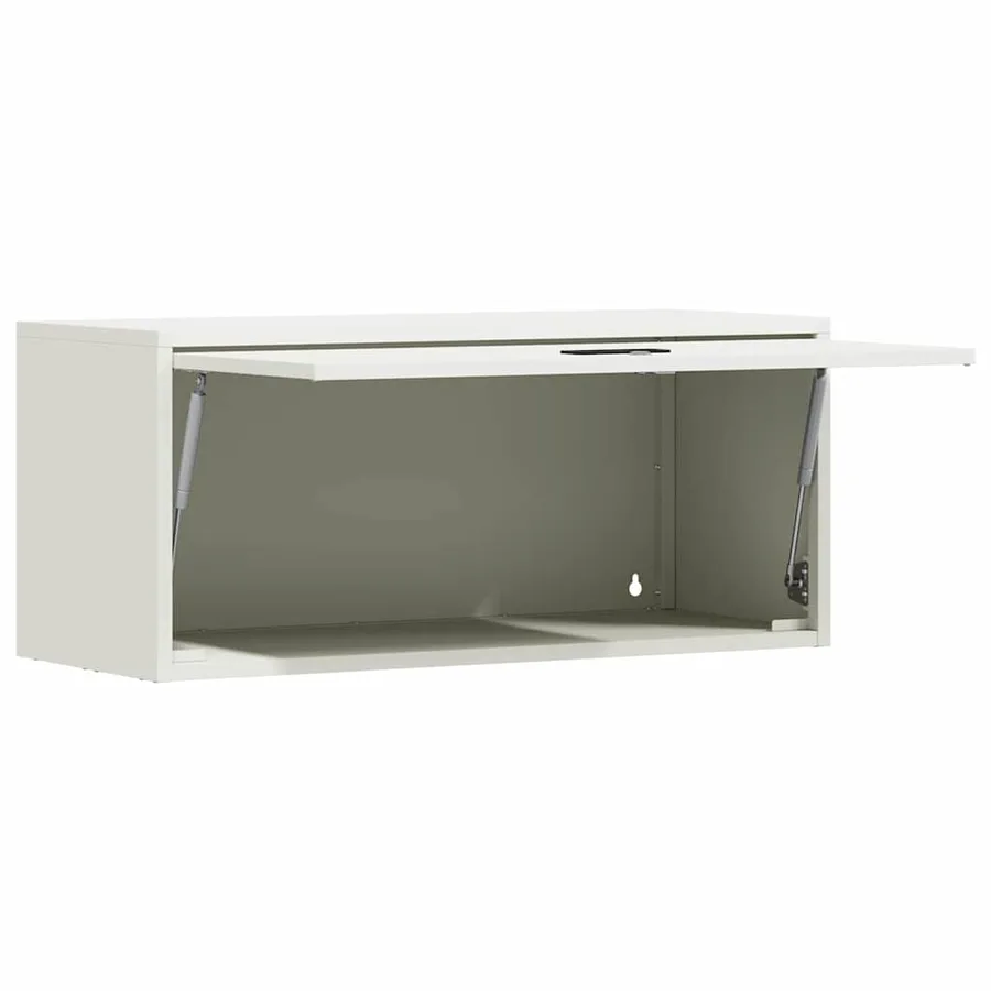 Armoire murale pour garage Blanc 80 x 33 x 35 cm - 5