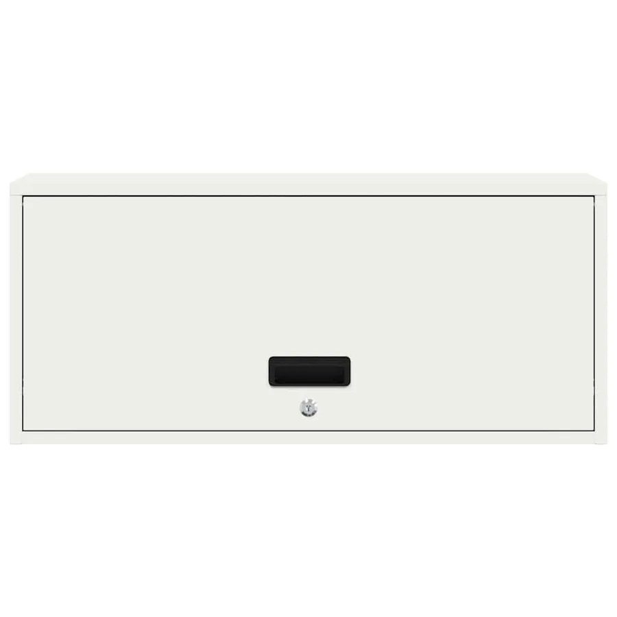 Armoire murale pour garage Blanc 80 x 33 x 35 cm - 6