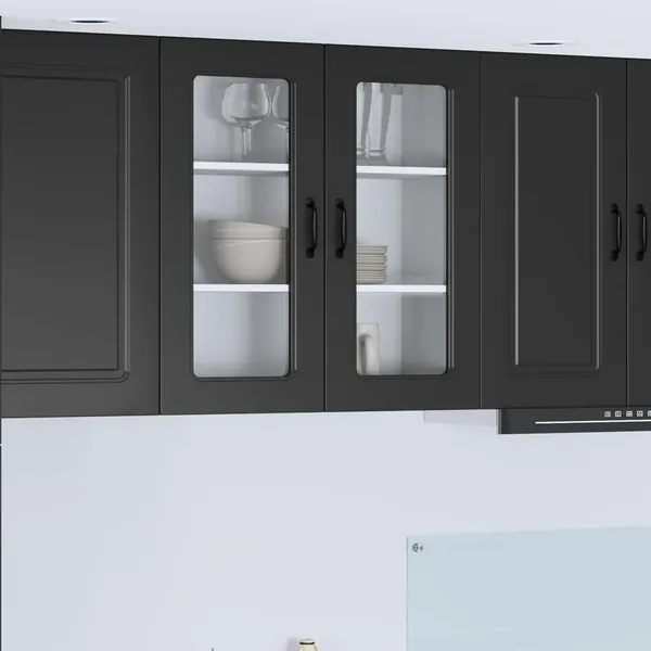 Panneau de lave-vaisselle Kalmar Noir 80 x 31 x 80 cm