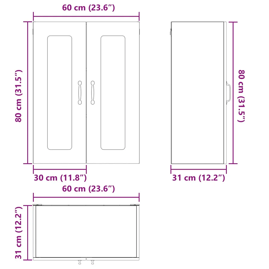 Panneau de lave-vaisselle Kalmar Blanc 60 x 31 x 80 cm - 12