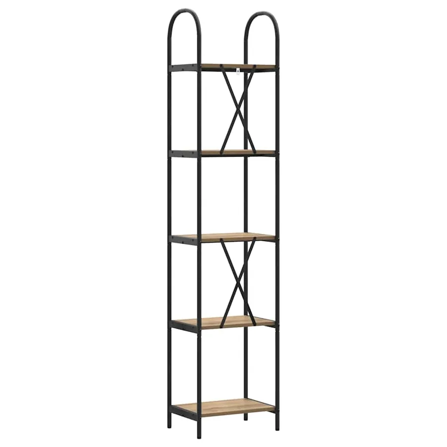 Étagère 5 niveaux 40 x 30 x 183 cm Bois d'ingénierie - 7