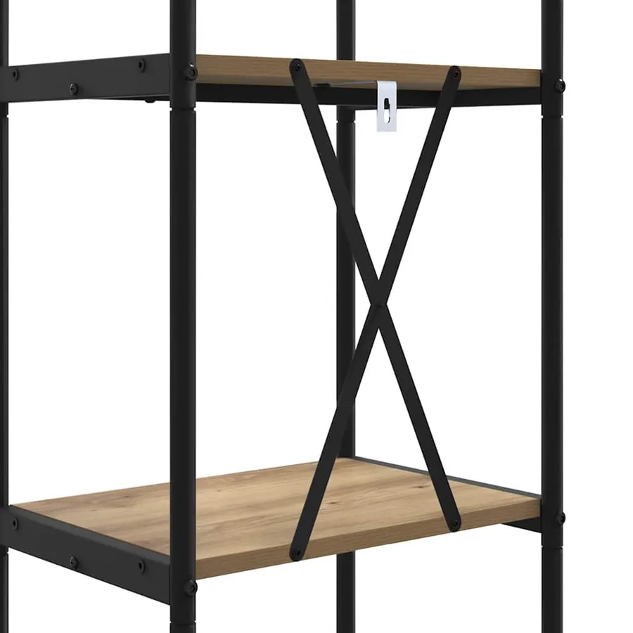Étagère 5 niveaux 40 x 30 x 183 cm Bois d'ingénierie - 9
