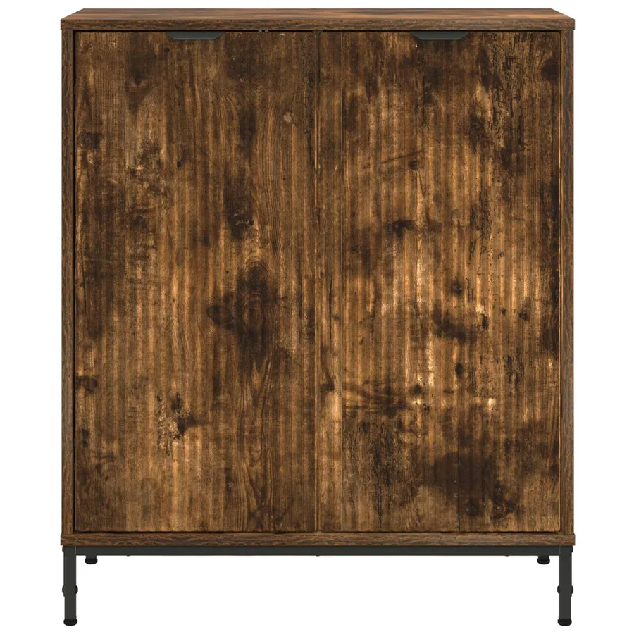 Buffet Chêne fumé 69,5 x 33 x 82 cm Bois d'ingénierie - 6