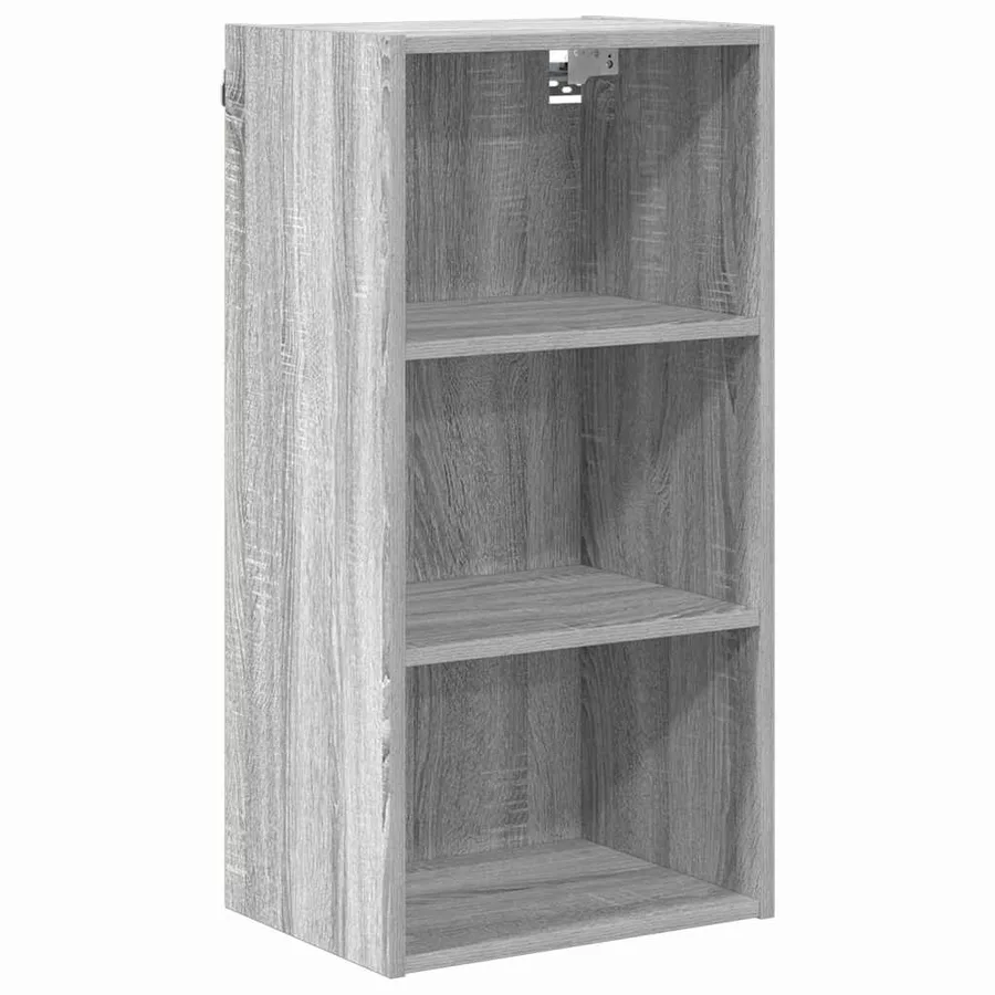 Armoire suspendue avec stockage Gris Sonoma 40 x 29,5 x 80 cm - 2