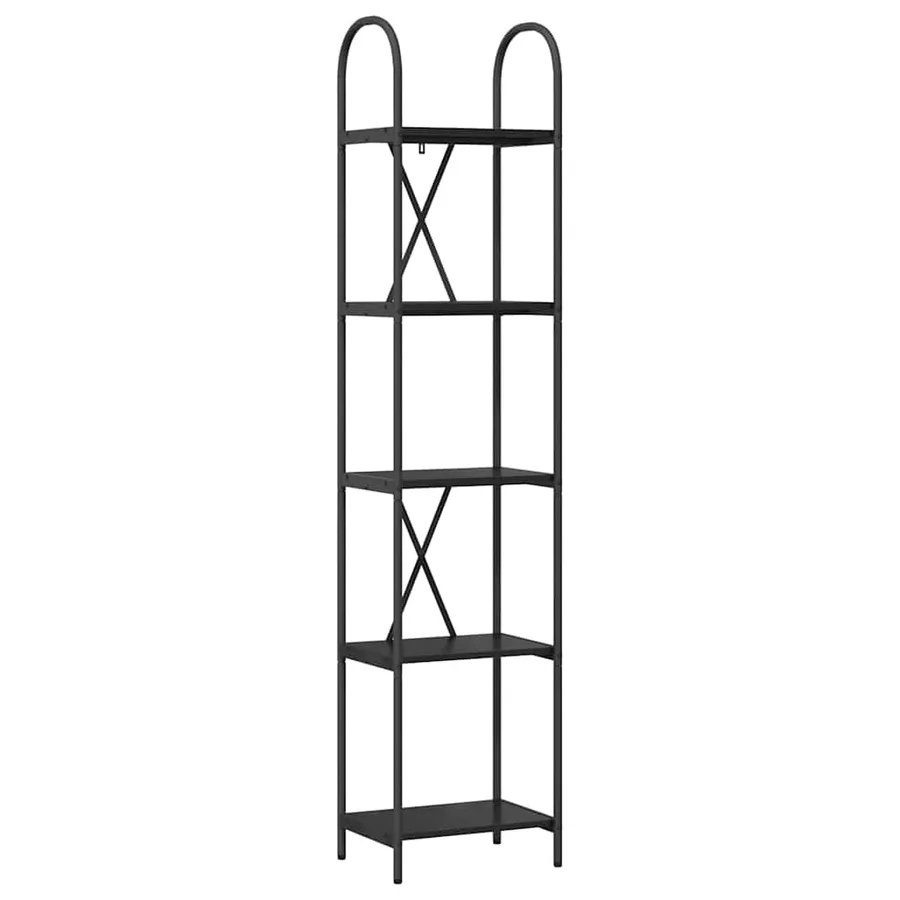 Étagère Chêne noir 40 x 30 x 183 cm Bois d'ingénierie - 2