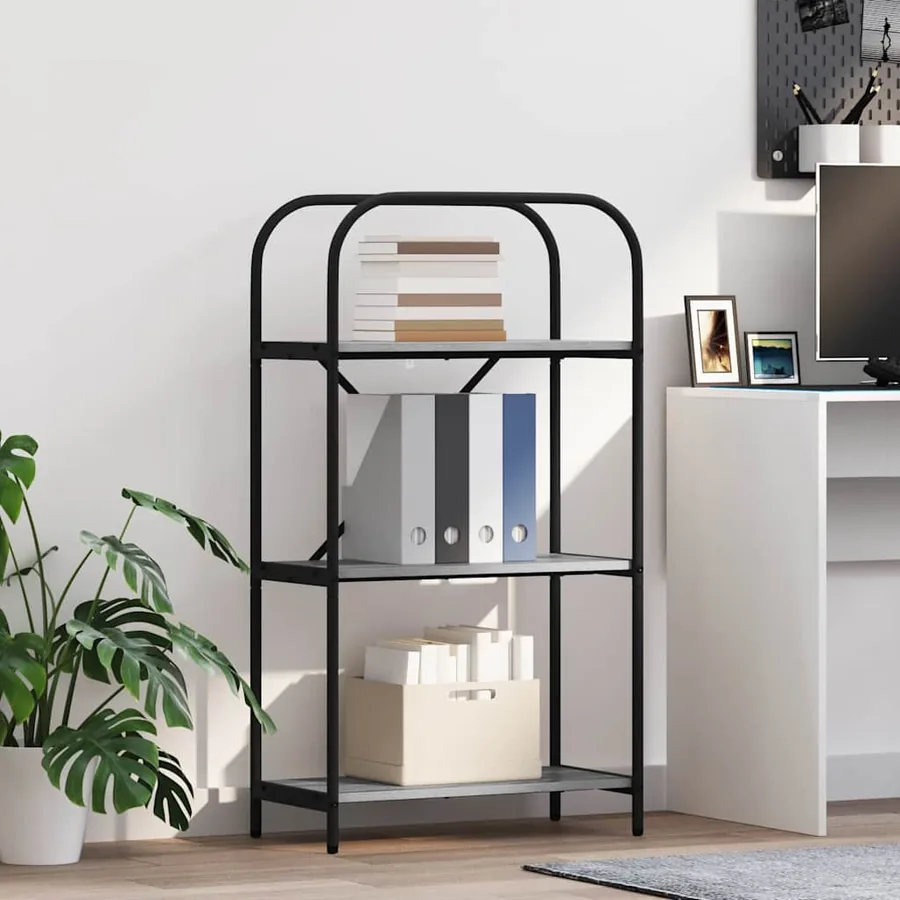 Étagère Gris Sonoma 60 x 30 x 109 cm Bois d'ingénierie