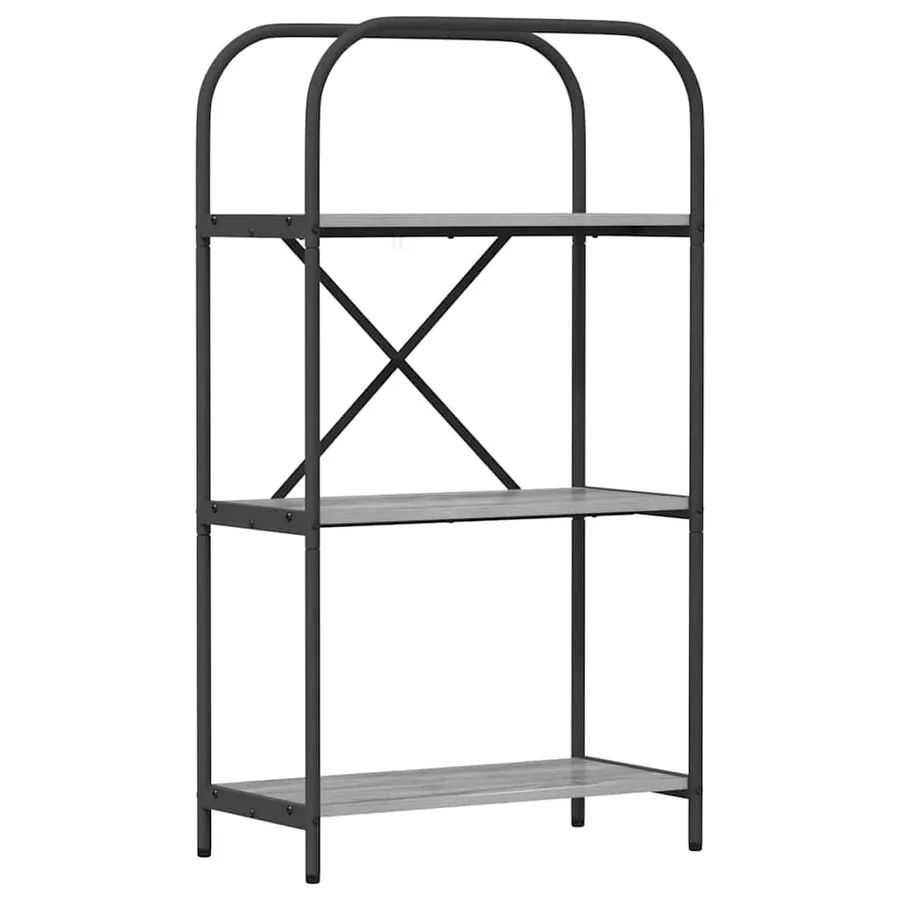 Étagère Gris Sonoma 60 x 30 x 109 cm Bois d'ingénierie - 2