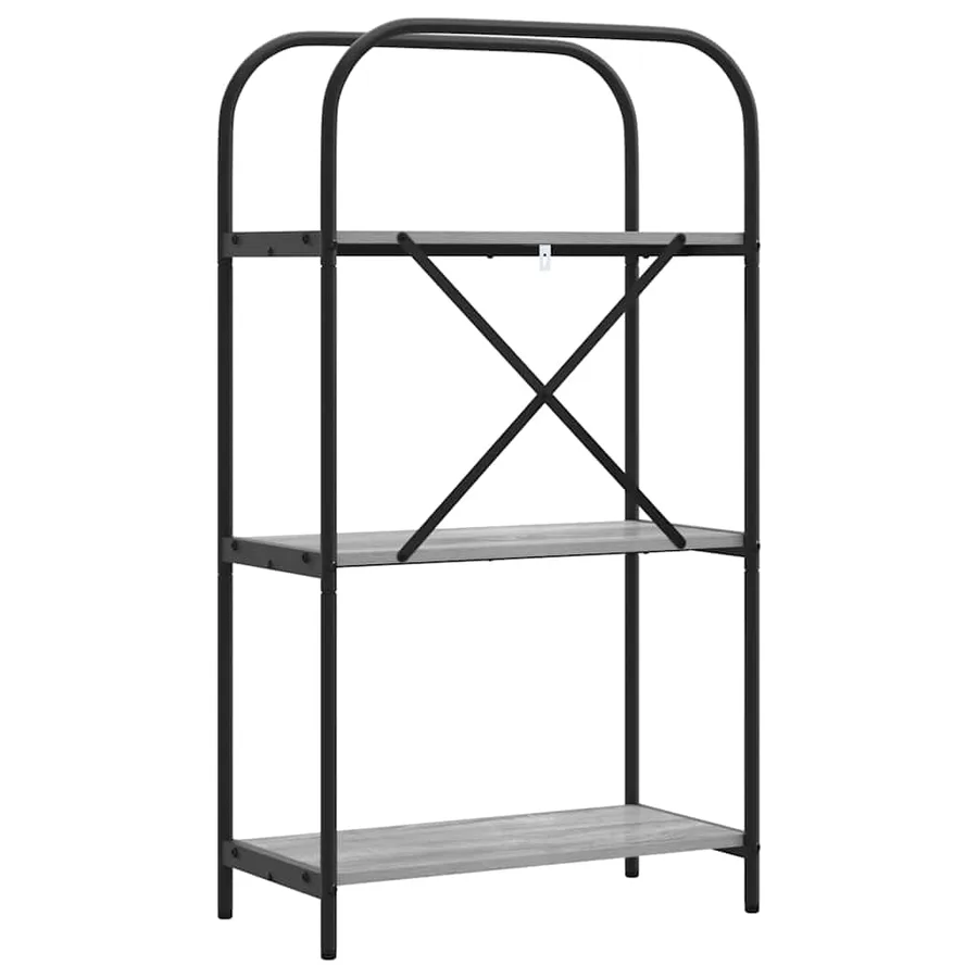 Étagère Gris Sonoma 60 x 30 x 109 cm Bois d'ingénierie - 7