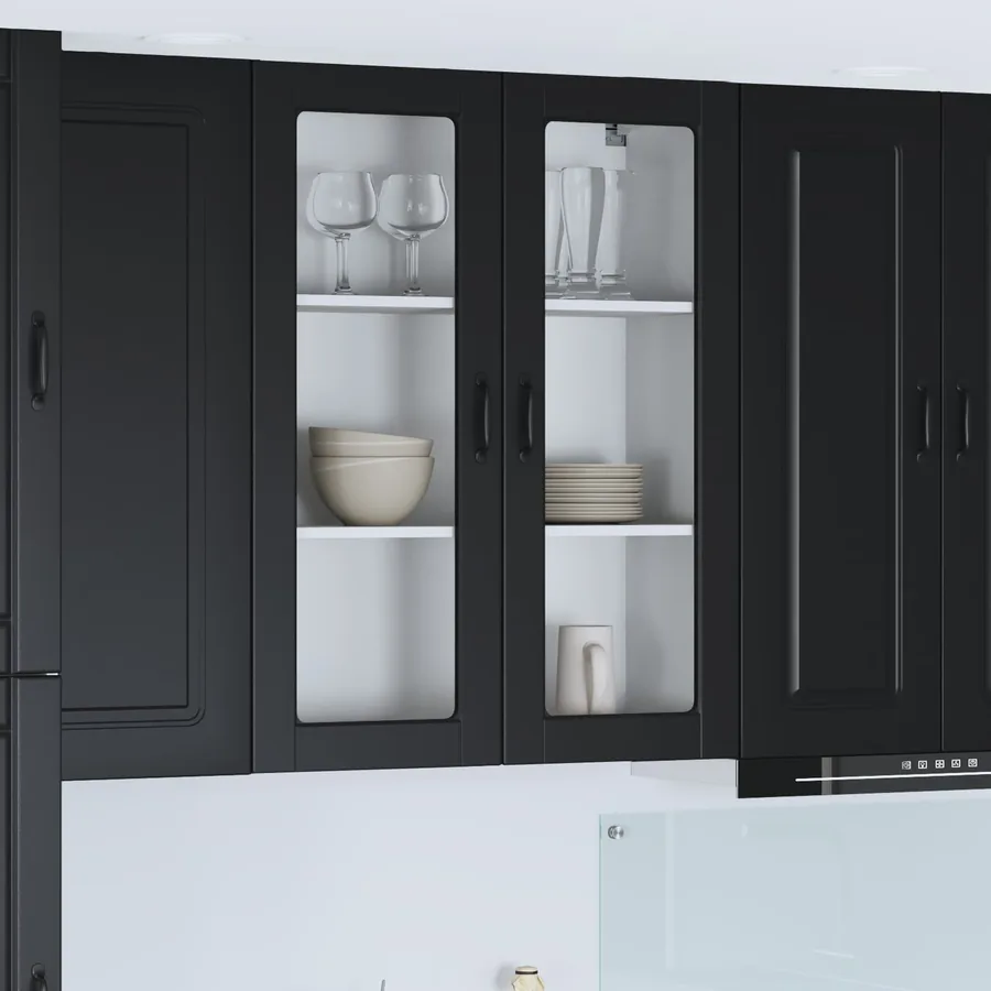 Panneau de lave-vaisselle Kalmar Noir 80 x 31 x 100 cm