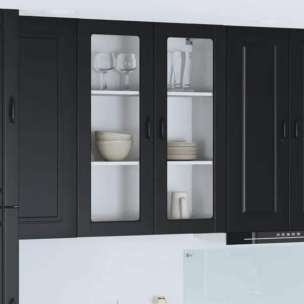 Panneau de lave-vaisselle Kalmar Noir 80 x 31 x 100 cm