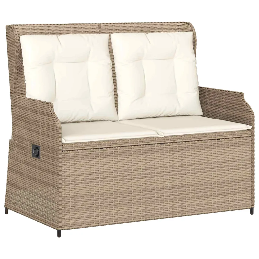 Banc de jardin Beige polyrotin - 2