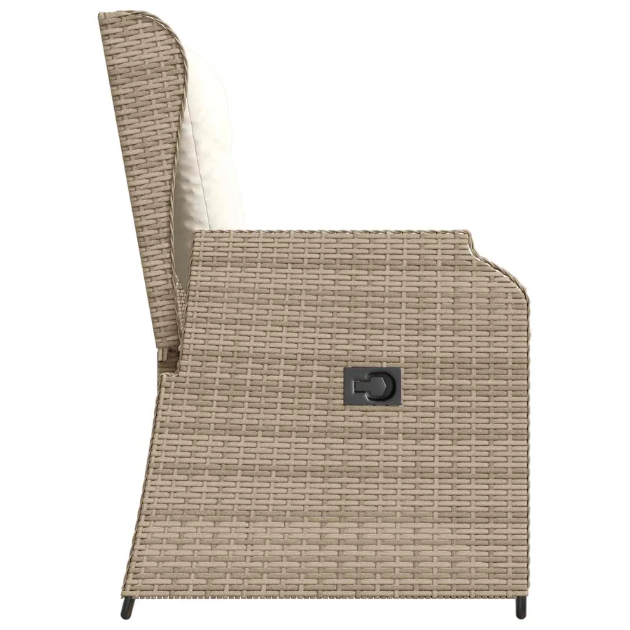 Banc de jardin Beige polyrotin - 5