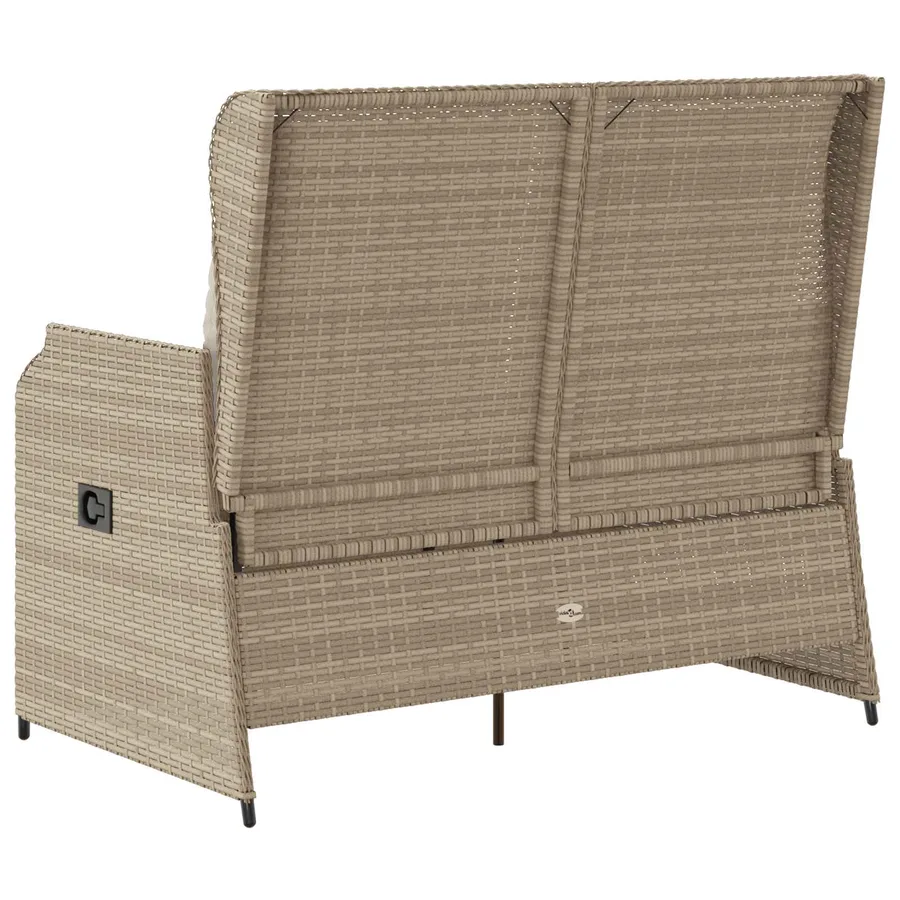 Banc de jardin Beige polyrotin - 6