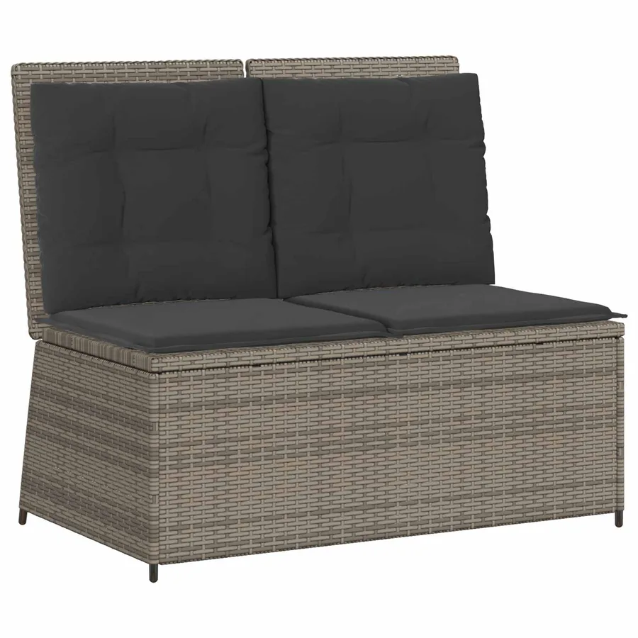 Banc de jardin Gris polyrotin - 2