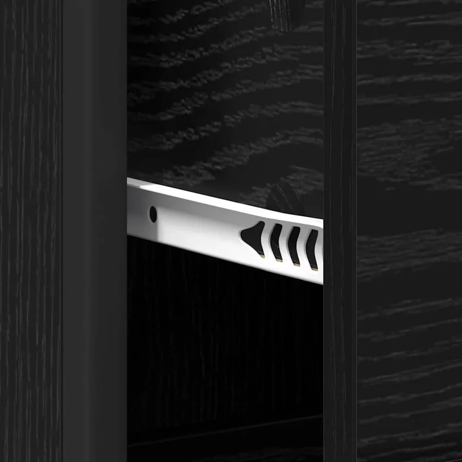 Ensemble de mobilier de salle de bain 4 pcs Chêne noir - 15
