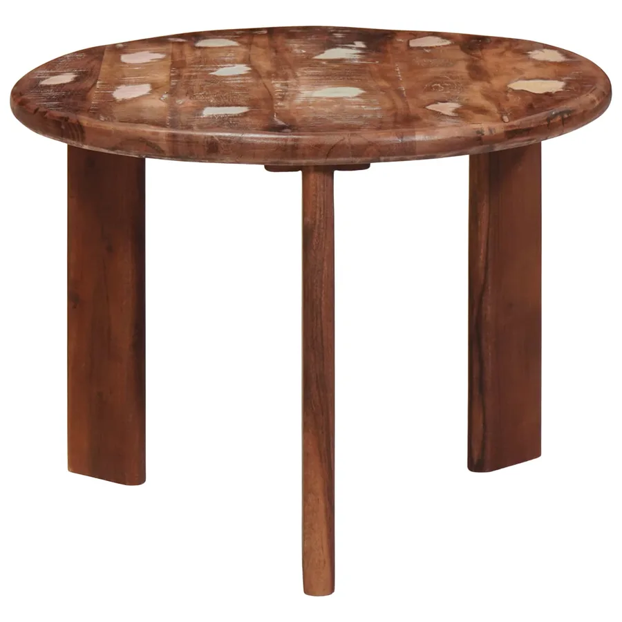 Tables basses gigognes 3 pcs Multicolore Bois massif recyclé - 4