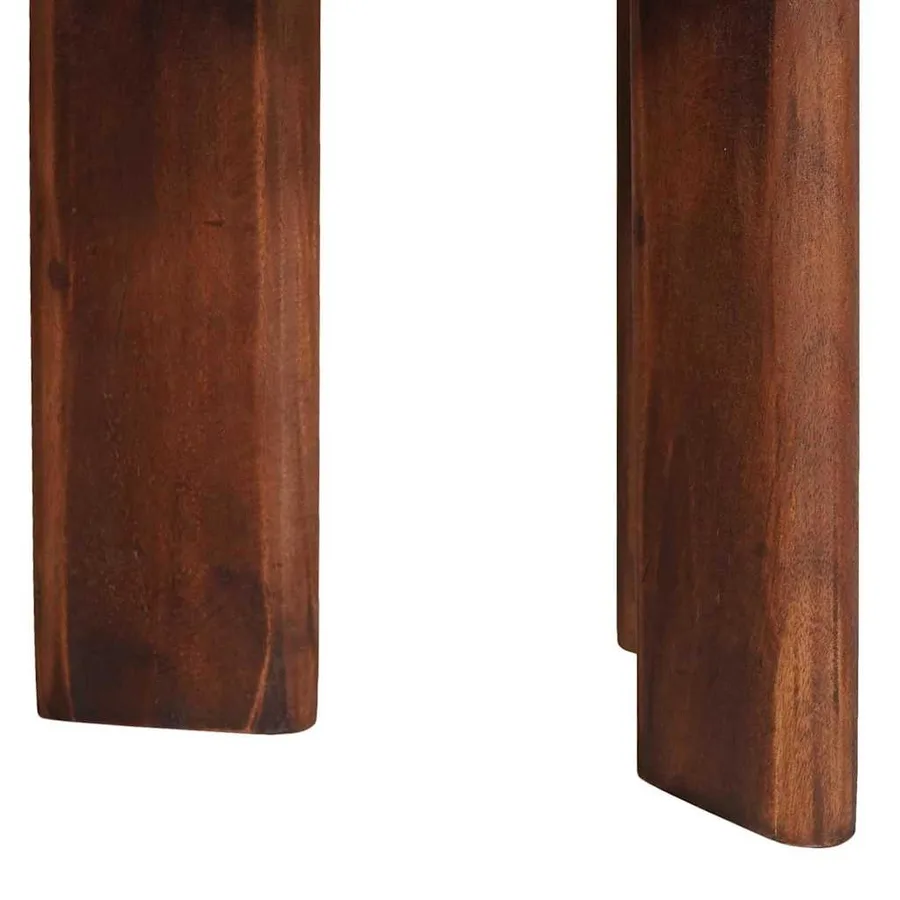 Tables basses gigognes 3 pcs Multicolore Bois massif recyclé - 9