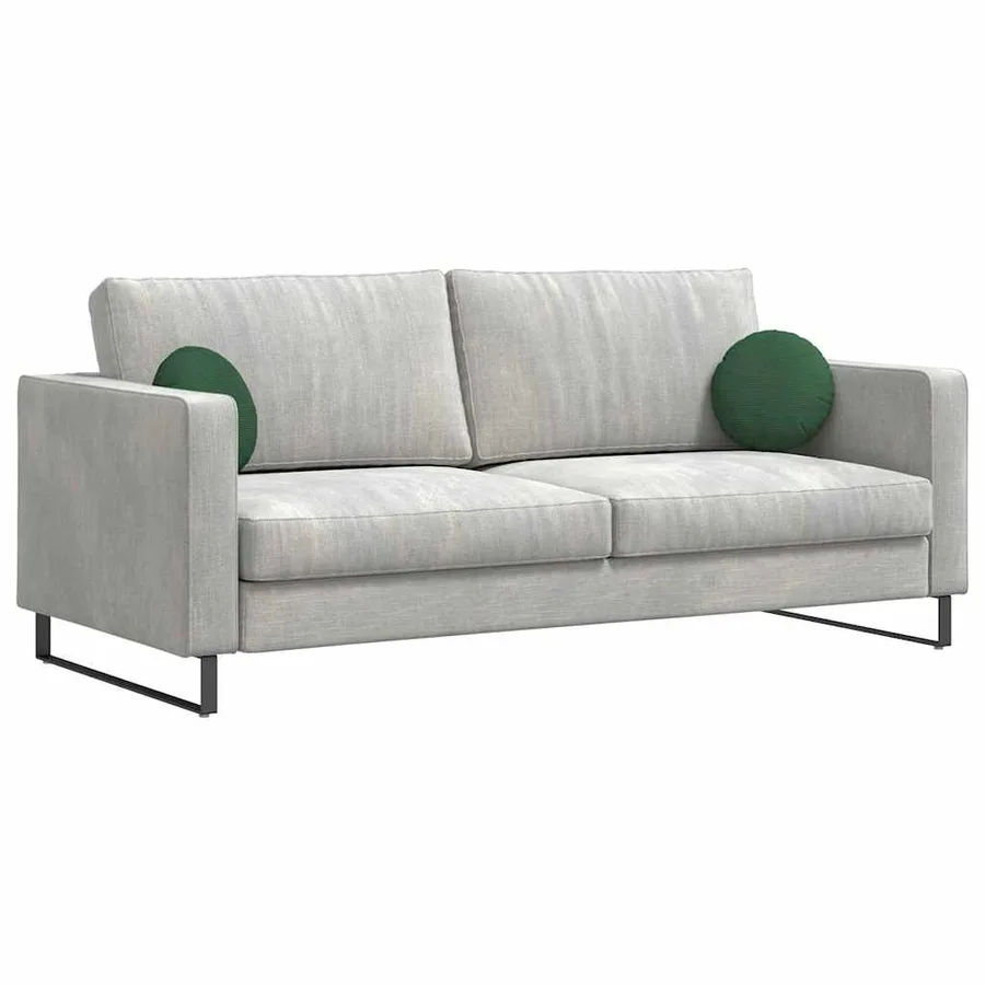 Coussins de siège 2 pcs Vert foncé Ø30 x 13 cm - 3
