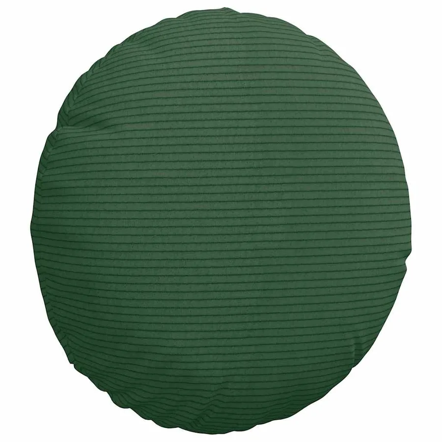 Coussins de siège 2 pcs Vert foncé Ø30 x 13 cm - 5