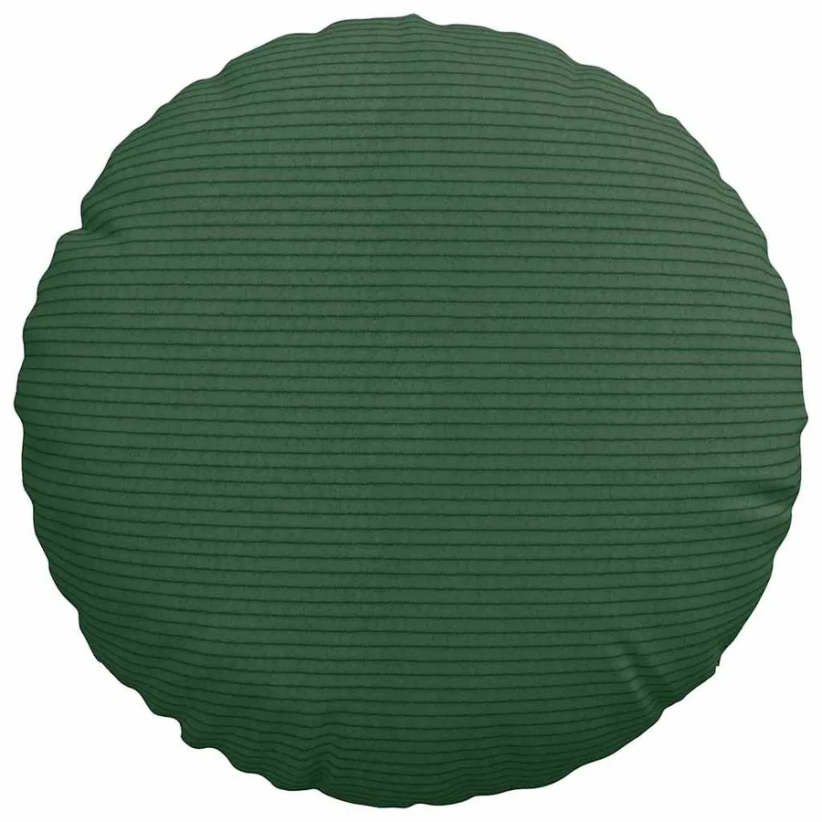 Coussins de siège 2 pcs Vert foncé Ø30 x 13 cm - 6