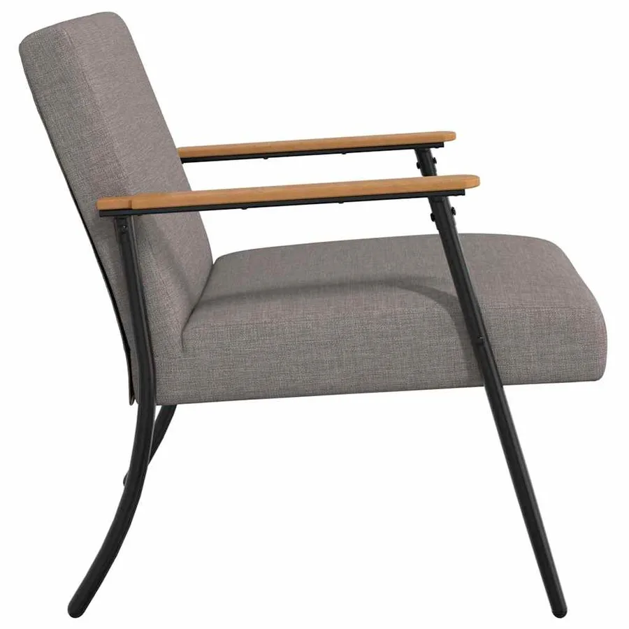 fauteuil Taupe tissu - 5