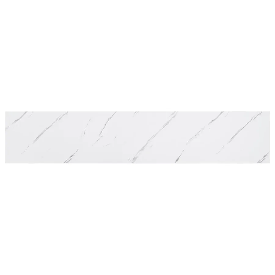 Étagère Murale 4 pcs Marbre blanc 120 x 23,5 x 4 cm - 8
