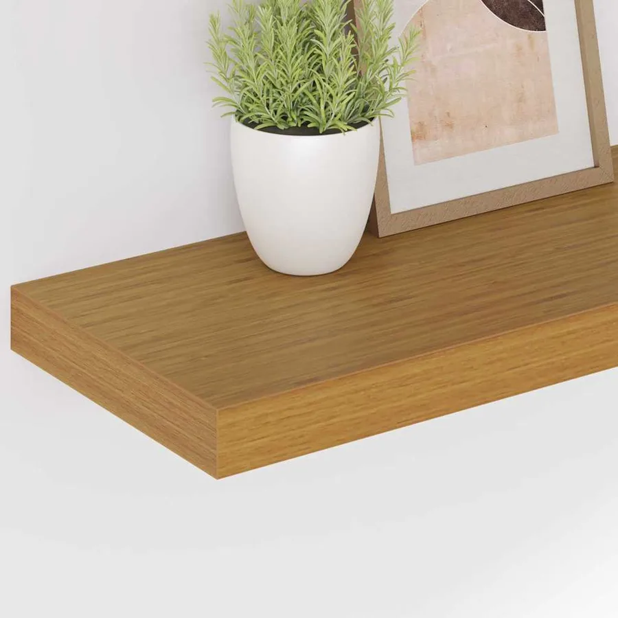 Étagère Murale 4 pcs Beige 60 x 23 x 4 cm Bois d'ingénierie - 5